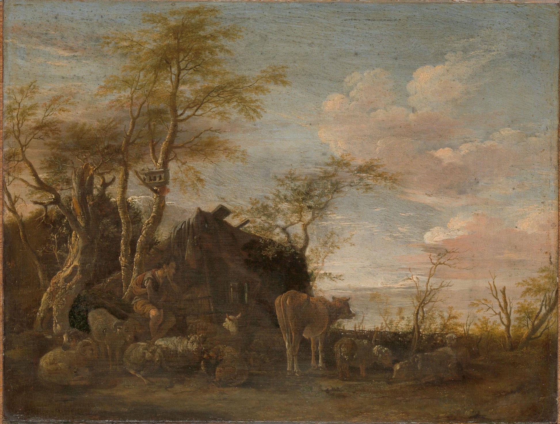 A herdsman's hut – Paulus Potter Vintage Animal Study Art Print | Wall Art Poster