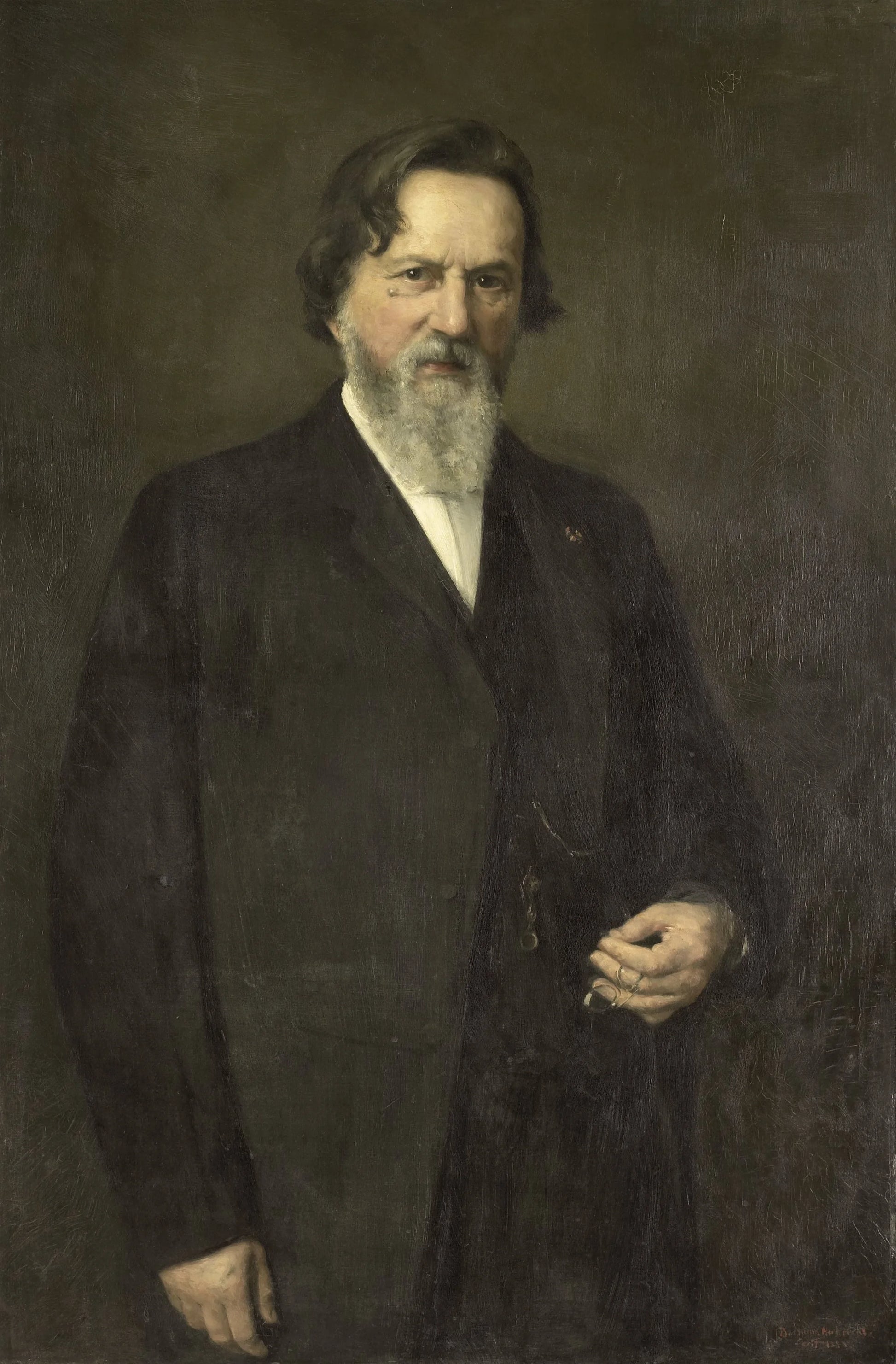 Professor Franciscus Donders (1818-1889), Physiologist and Opthalmologist – Bramine Hubrecht Vintage Portrait Art Print | Wall Art Poster