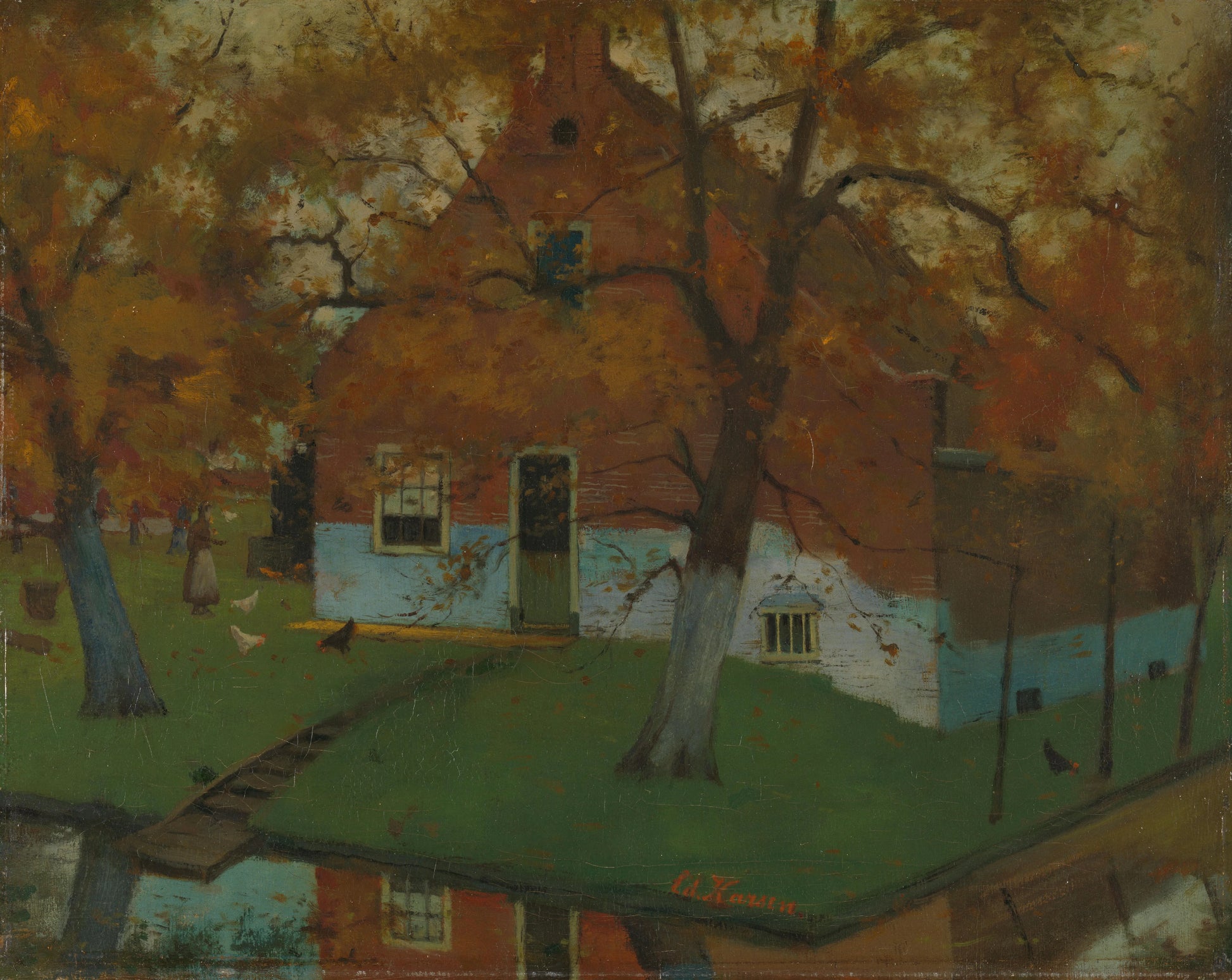 Farm in the Province of North Holland – Eduard Karsen Vintage Art Print | Wall Art Poster