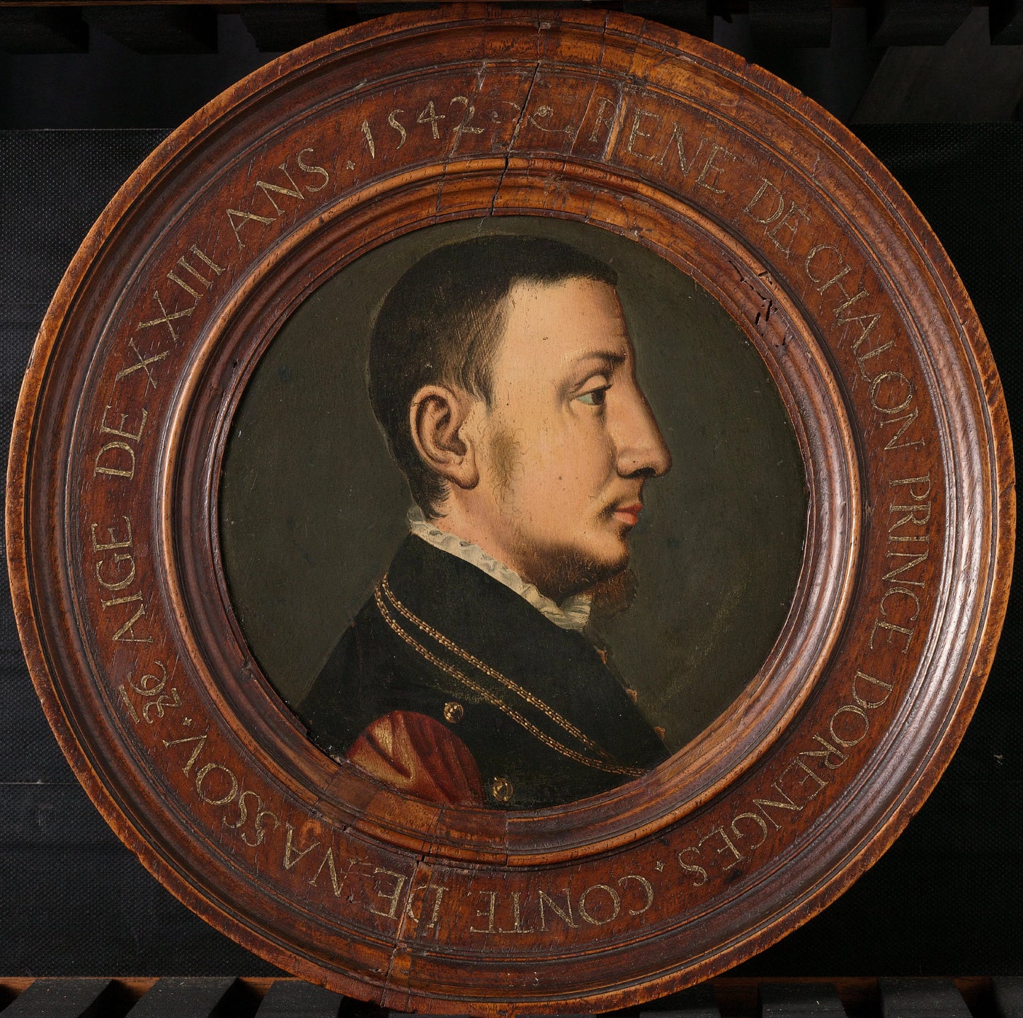 Portrait of René de Chalon (c. 1519-1544), Prince of Orange – possibly copy after Jan van Scorel Vintage Portrait Art Print | Wall Art Poster