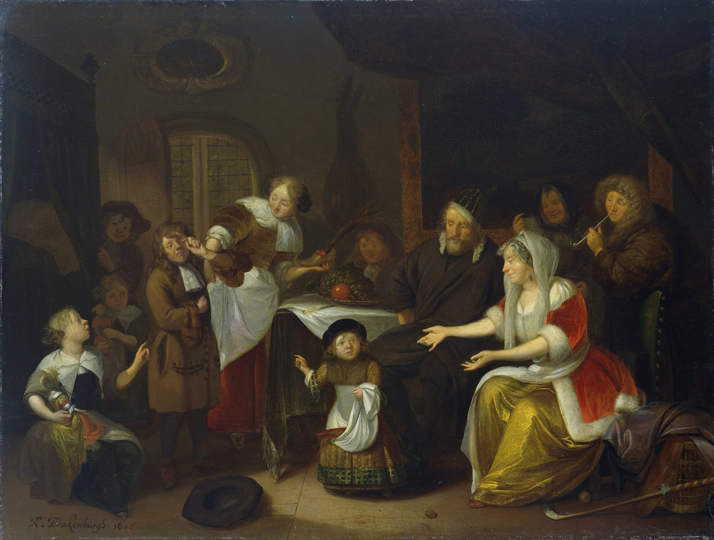 The Feast of St Nicholas – Richard Brakenburg Vintage Art Print | Wall Art Poster