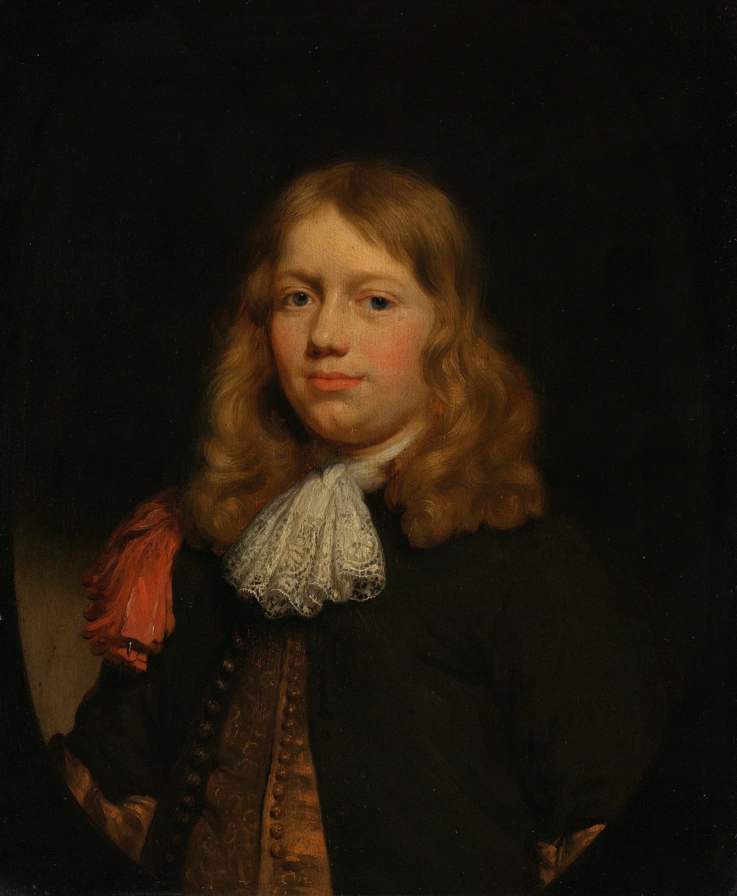 Portrait of a young Man – attributed to Nicolaes Maes Vintage Portrait Art Print | Wall Art Poster