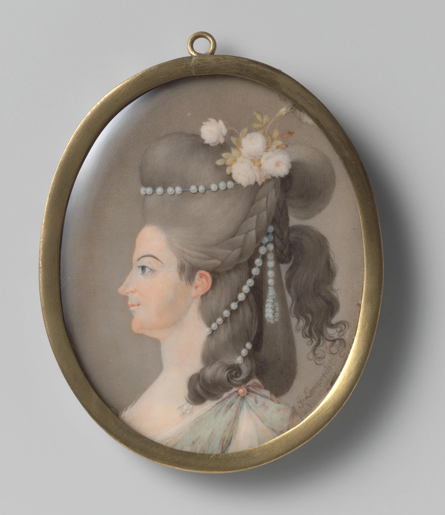 Frederika Sophia Wilhelmina (1751-1820), prinses van Pruisen. Echtgenote van prins Willem V – Georg Lamprecht Vintage Art Print | Wall Art Poster