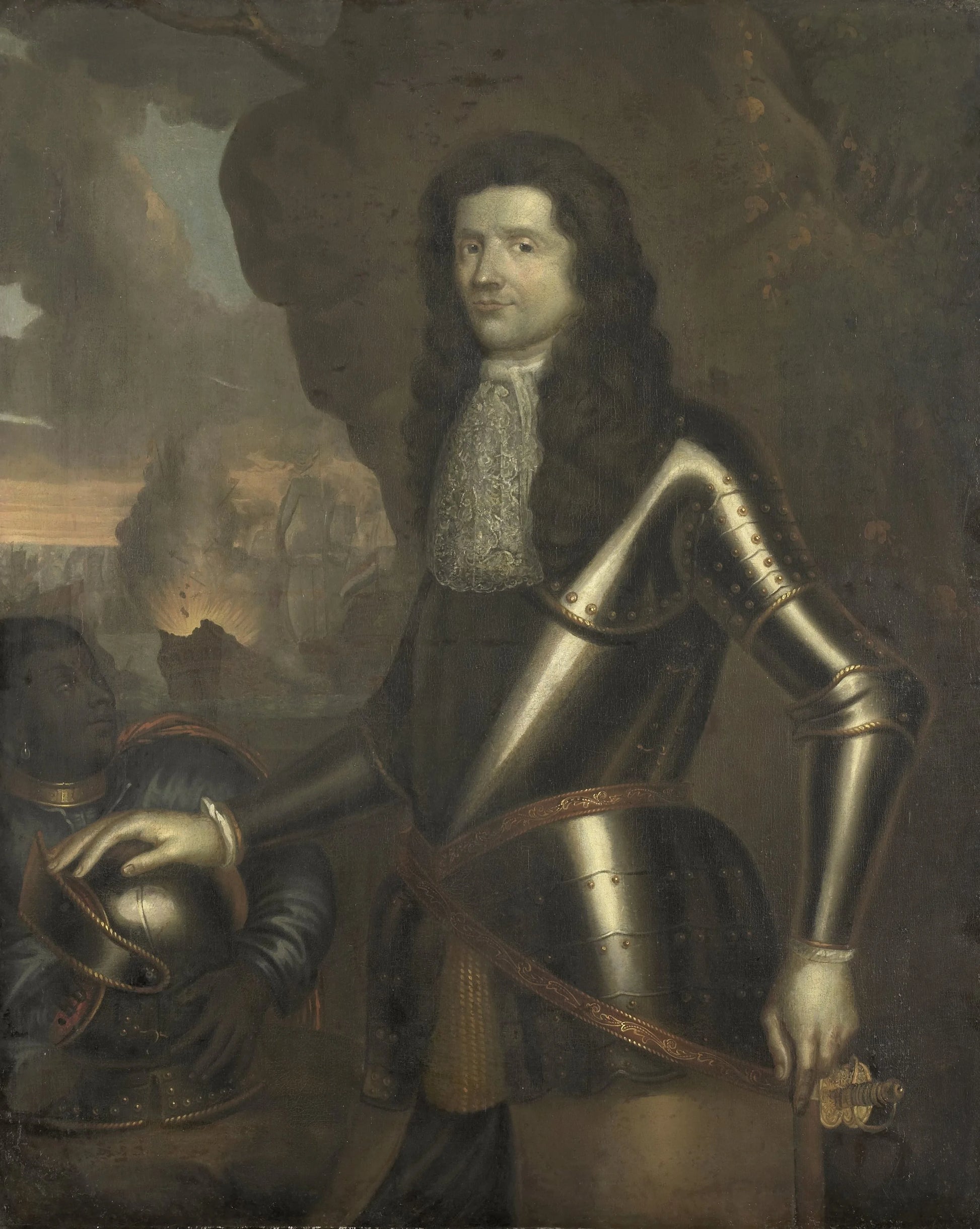 Portrait of an Admiral, probably Willem van Ewijck – anonymous Vintage Portrait Art Print | Wall Art Poster