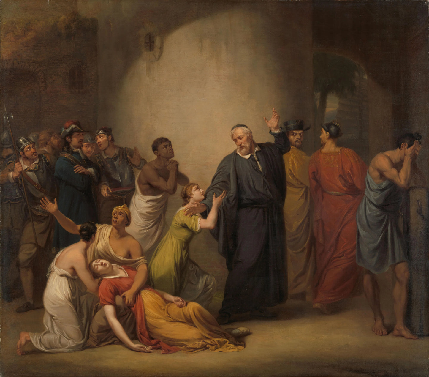 The Voluntary Sacrifice of Reverend Hambroeck on Taiwan, 1662 – Jan Willem Pieneman Vintage Art Print | Wall Art Poster