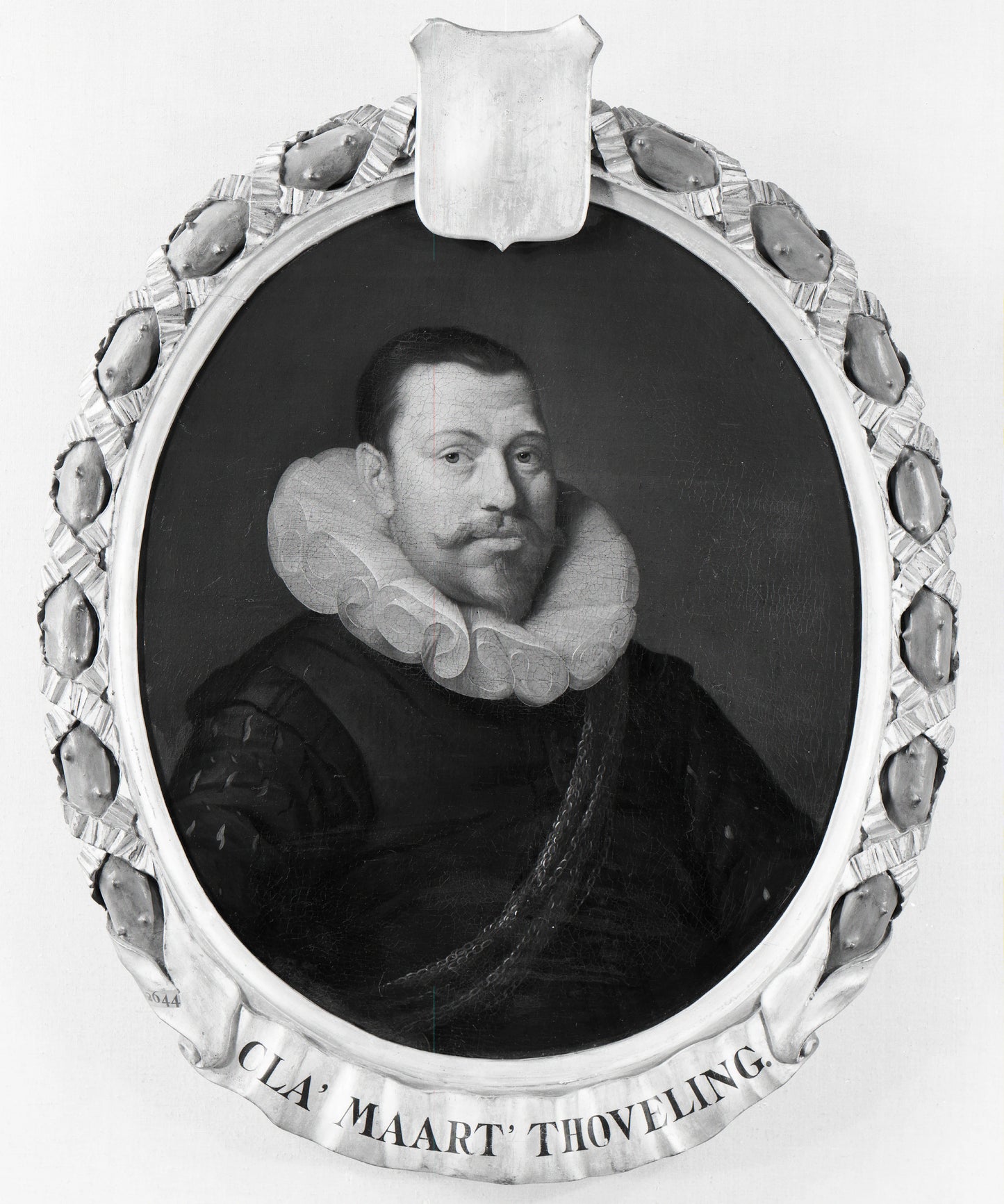 Portrait of Claes Maertensz Thoveling, Director of the Rotterdam Chamber of the Dutch East India Company, elected 1619 – Pieter van der Werff Vintage Portrait Art Print | Wall Art Poster