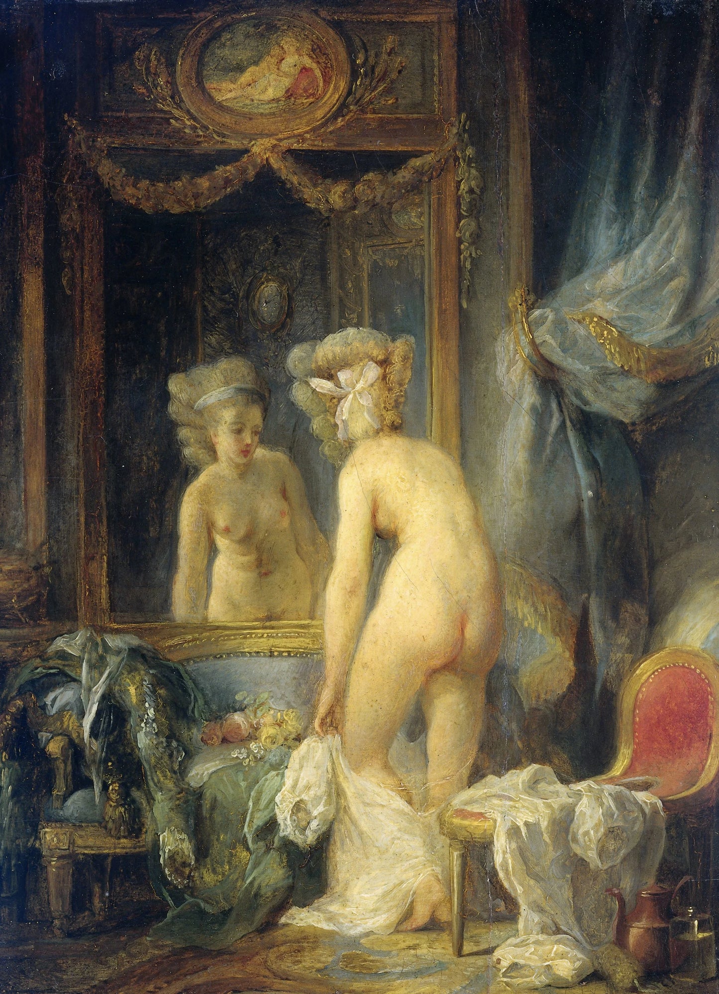 Morning Toilet – Jean Frédéric Schall Vintage Art Print | Wall Art Poster
