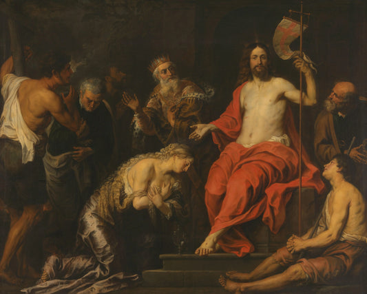 Christ and the Penitent Sinners – Gerard Seghers Vintage Art Print | Wall Art Poster