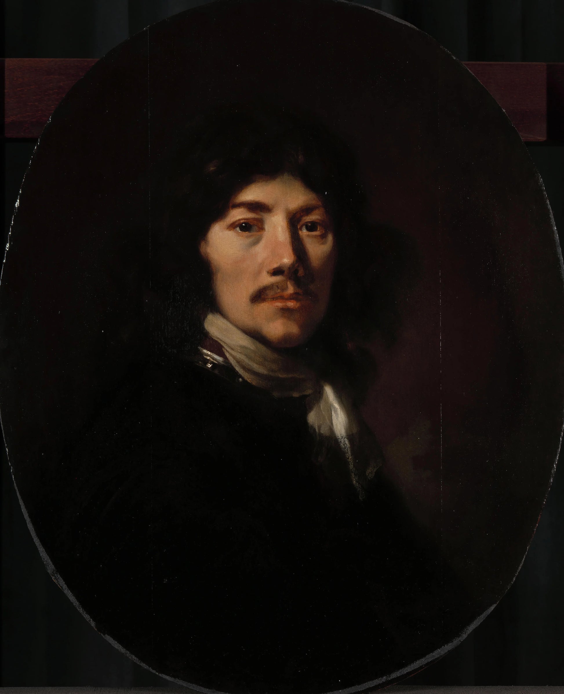 Bust of a Man with a Gorget, possibly a Self-Portrait – Jacob van Loo Vintage Self-Portrait Art Print | Wall Art Poster