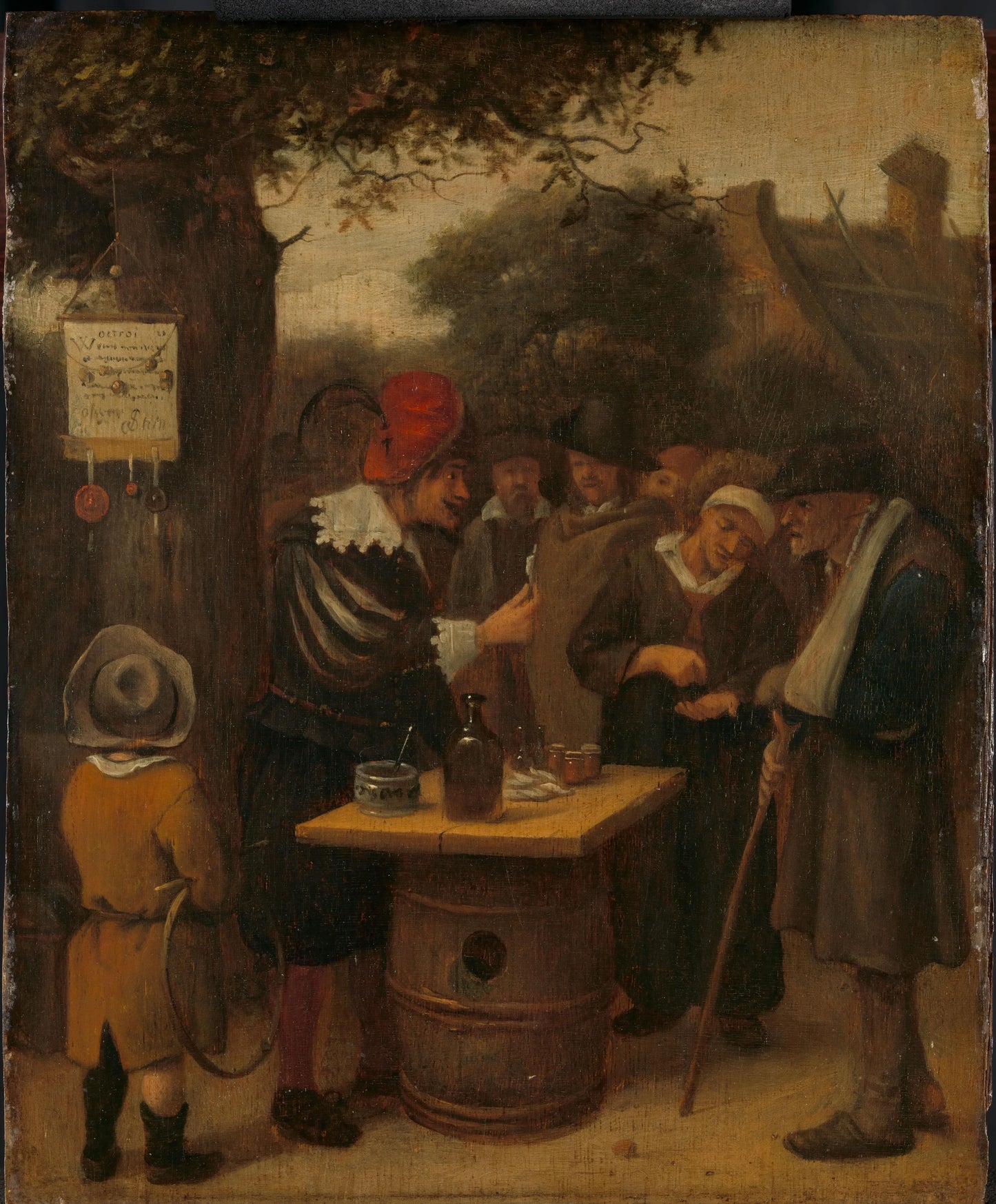 The quack – toegeschreven aan Jan Havicksz. Steen Vintage Art Print | Wall Art Poster