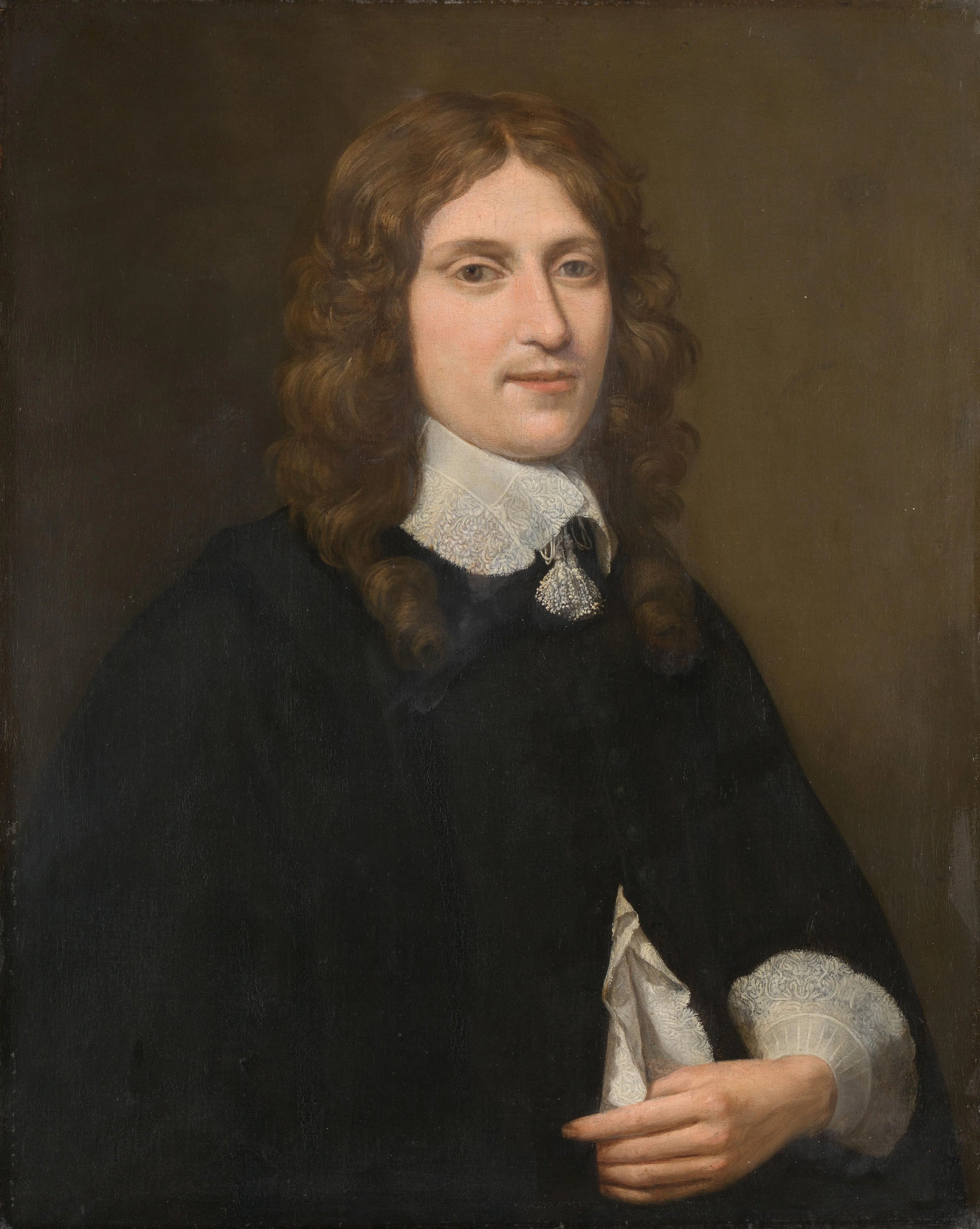 Guilliaam van Bleyswijk (1621-1701) – Gerard van Kuijl (vermeld op object) Vintage Portrait Art Print | Wall Art Poster
