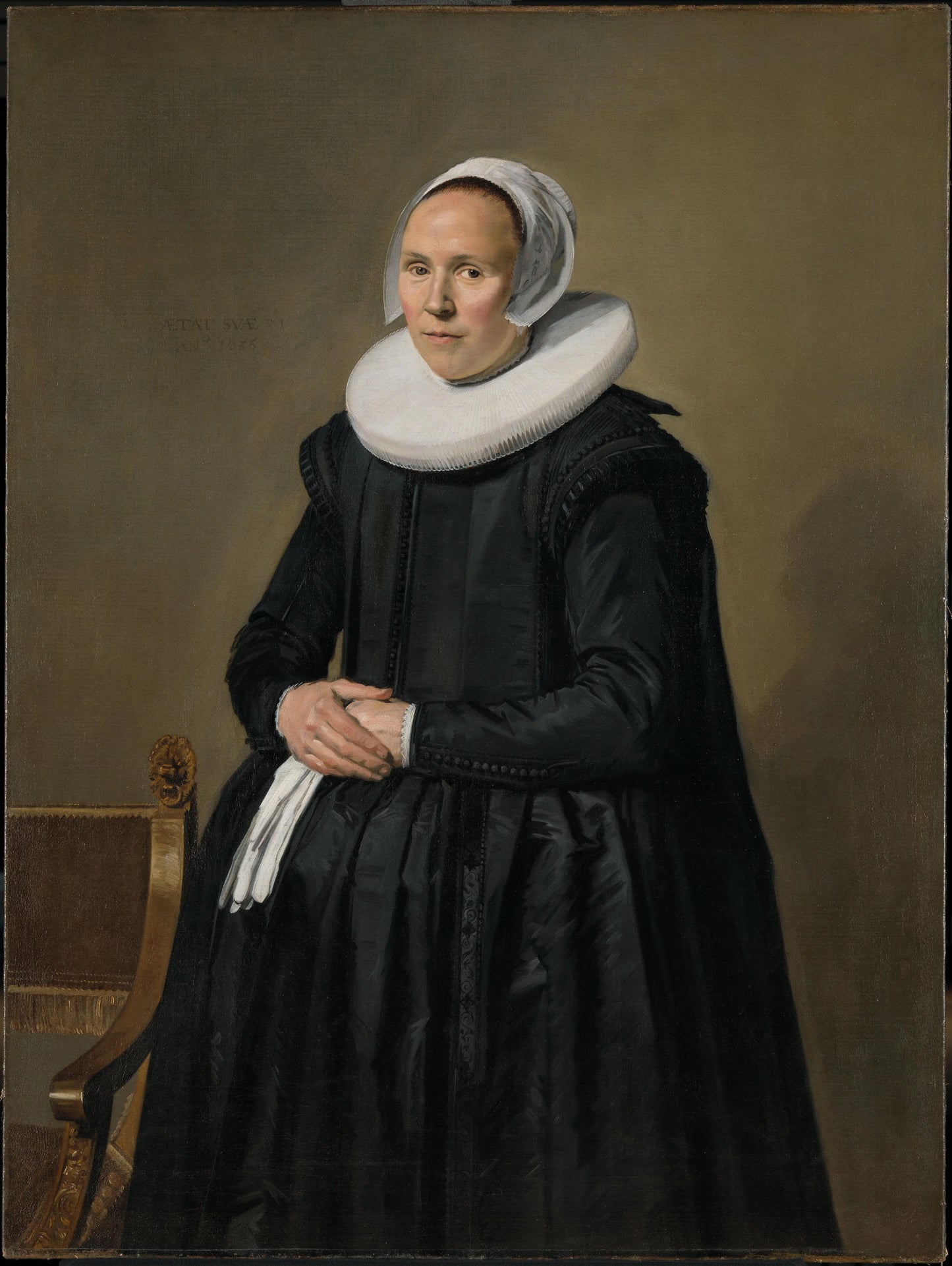 Portrait of Feyntje van Steenkiste (1603/04-40) – Frans Hals Vintage Portrait Art Print | Wall Art Poster