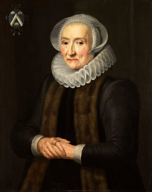 Portrait of Alid van der Laen (1542-1626) – copy after Michiel Jansz van Mierevelt Vintage Portrait Art Print | Wall Art Poster