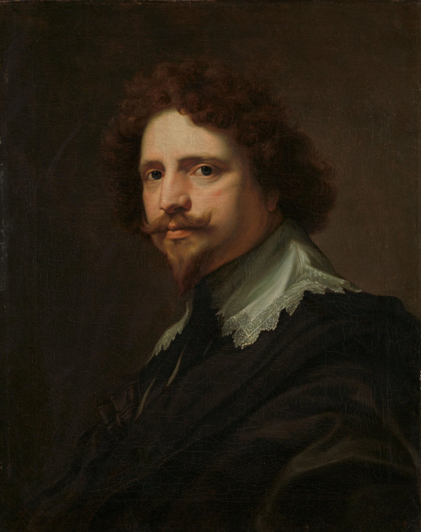 Portrait of Michel Le Blon (1587-1656) – after Anthony van Dyck Vintage Self-Portrait Art Print | Wall Art Poster
