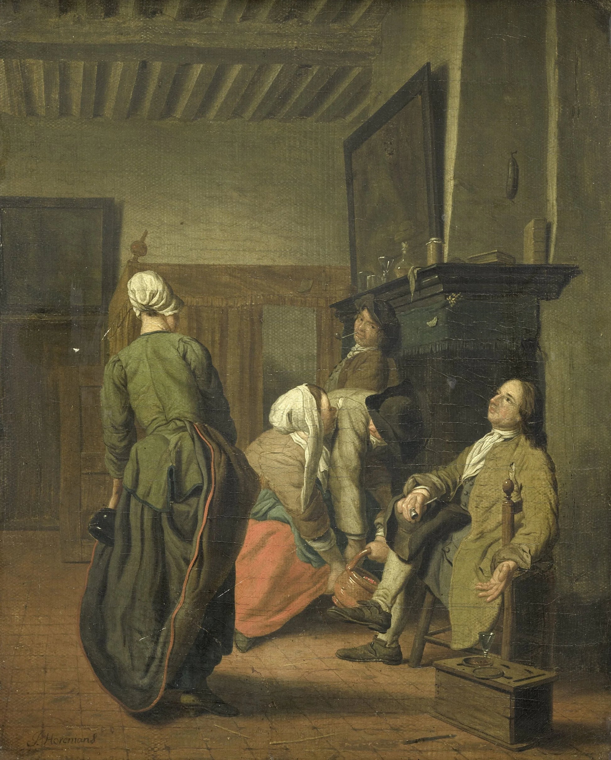Merry Company – Jan Josef Horemans (II) Vintage Art Print | Wall Art Poster