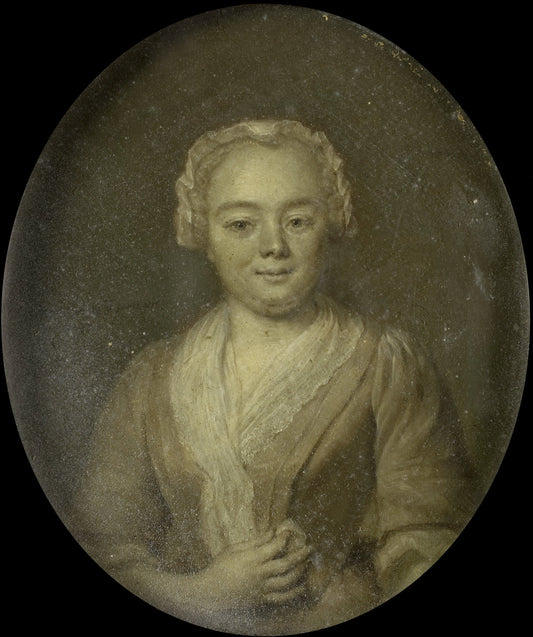 Portrait of Margaretha van Leuvenigh, Wife of Bernardus de Bosch – Jan Maurits Quinkhard Vintage Portrait Art Print | Wall Art Poster