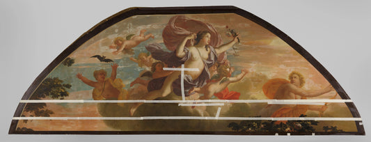 Plafondschildering met allegorische voorstelling van de Ochtend – Theodoor van der Schuer Vintage Art Print | Wall Art Poster