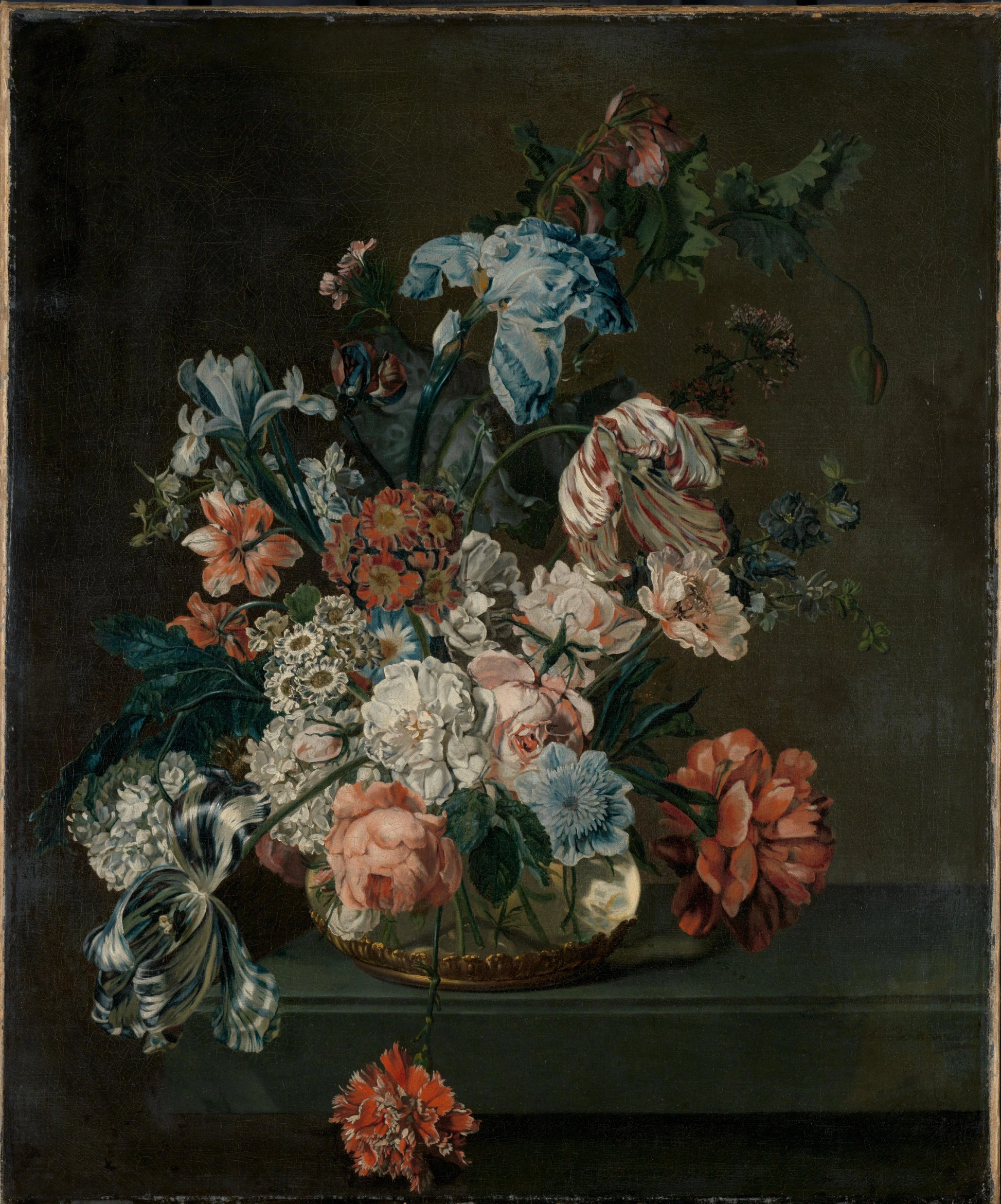 Still Life with Flowers – Cornelia van der Mijn (signed by artist) Vintage Still Life Art Print | Wall Art Poster