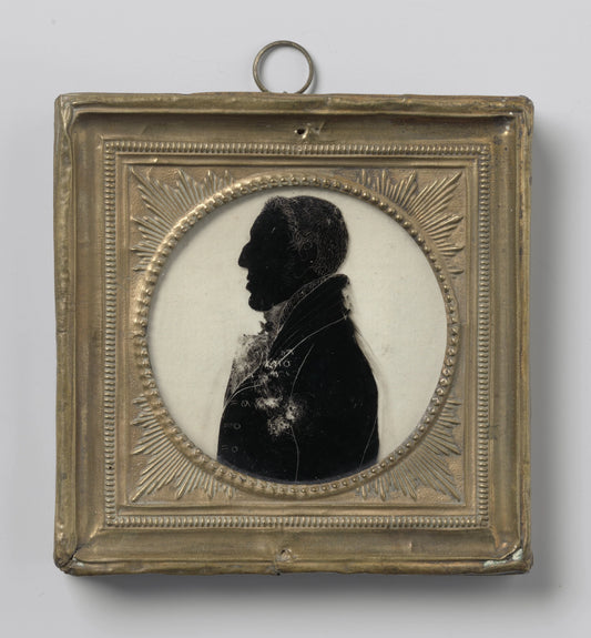 Silhouet portret van Arthur Wellesley, Duke of Wellington (1769-1852) – anonymous Vintage Art Print | Wall Art Poster