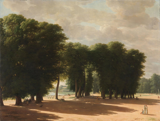 The Entrance to the Park of St Coud, Paris – Pieter Rudolph Kleijn Vintage River Scene Art Print | Wall Art Poster