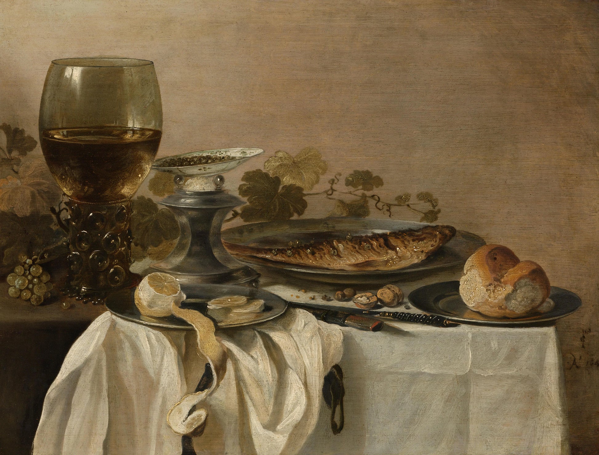 Still Life – Pieter Claesz (signed by artist) Vintage Still Life Art Print | Wall Art Poster