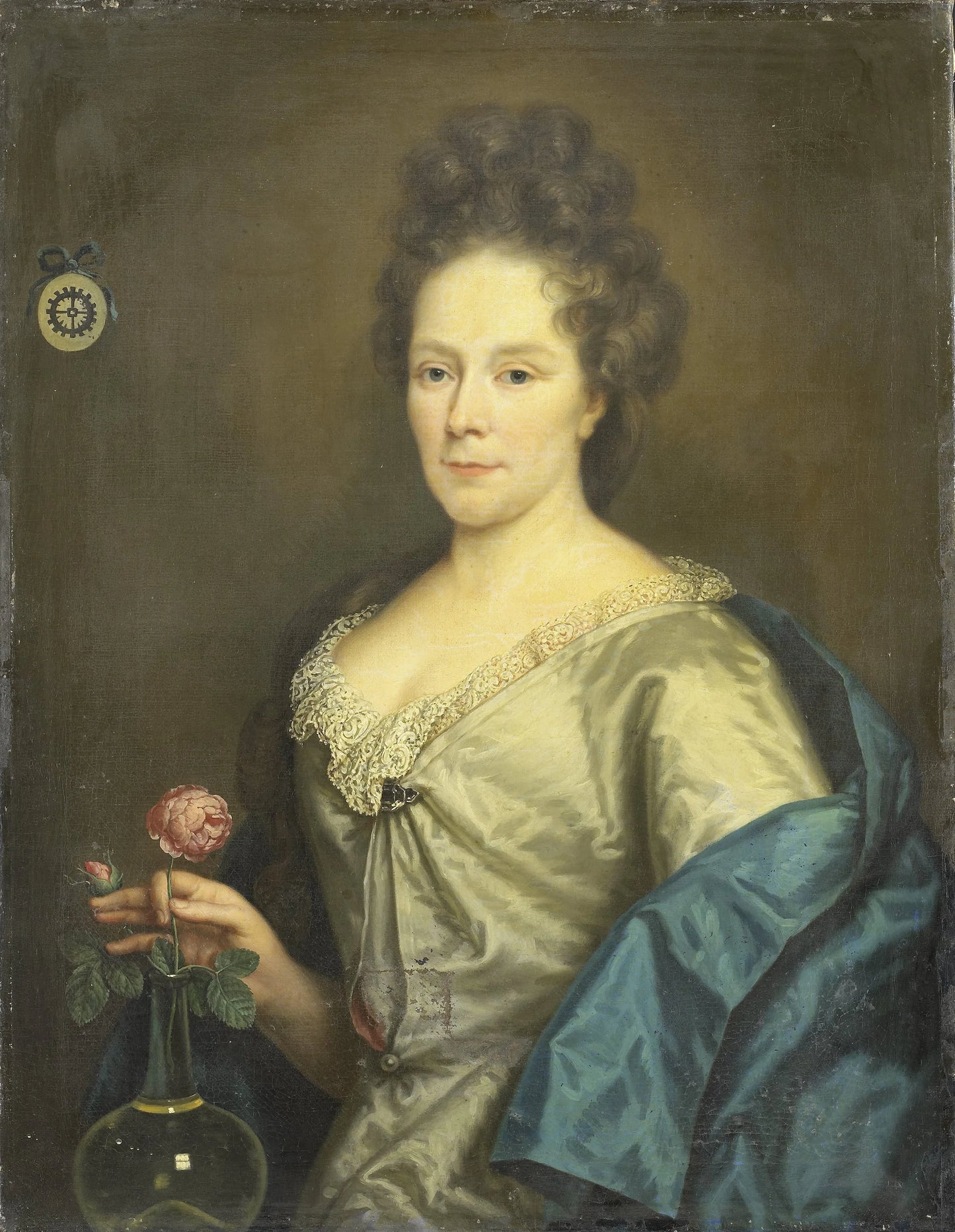 Portrait of Anna Maria van Hogendorp (1655-1727). Second Wife of François Leydecker – anonymous Vintage Portrait Art Print | Wall Art Poster