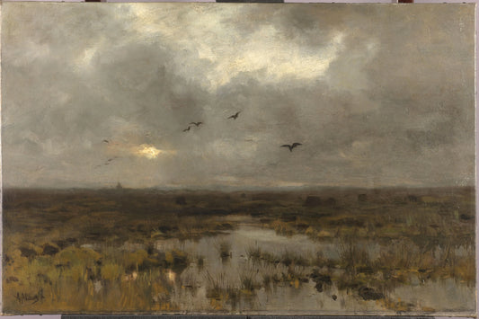 The Marsh – Anton Mauve Vintage Landscape Art Print | Wall Art Poster