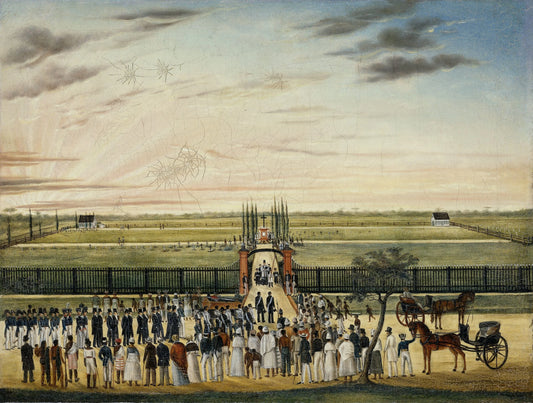 The Burial of Father Joannes Vitus Janssen (1803-43) at Paramaribo – anonymous Vintage Art Print | Wall Art Poster