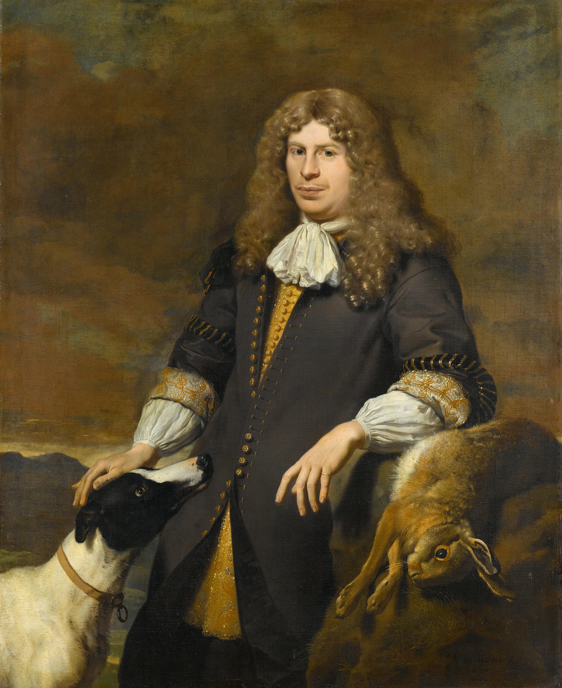 Portrait of a Man, possibly Jacob de Graeff, Alderman of Amsterdam in 1672 – Karel du Jardin Vintage Portrait Art Print | Wall Art Poster