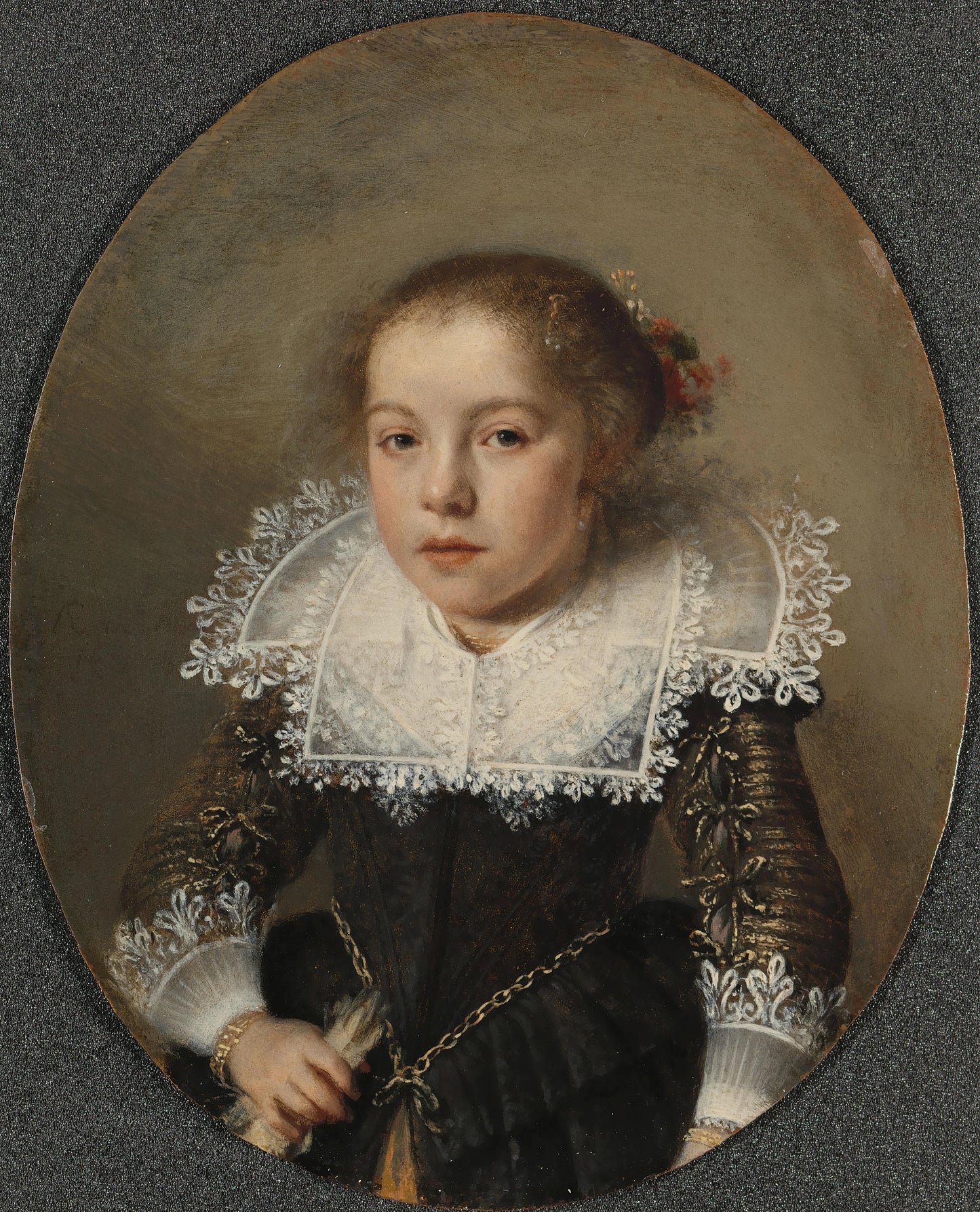 Portrait of Cornelia Cornelisdr van Esch – anoniem Vintage Portrait Art Print | Wall Art Poster