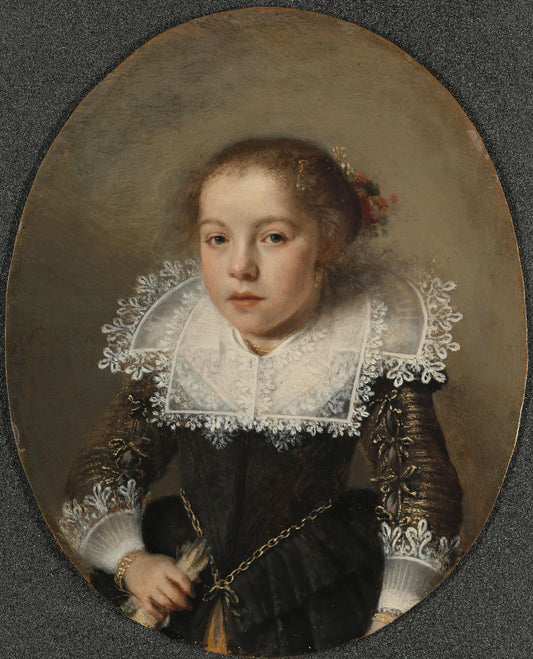 Portrait of Cornelia Cornelisdr van Esch – anoniem Vintage Portrait Art Print | Wall Art Poster