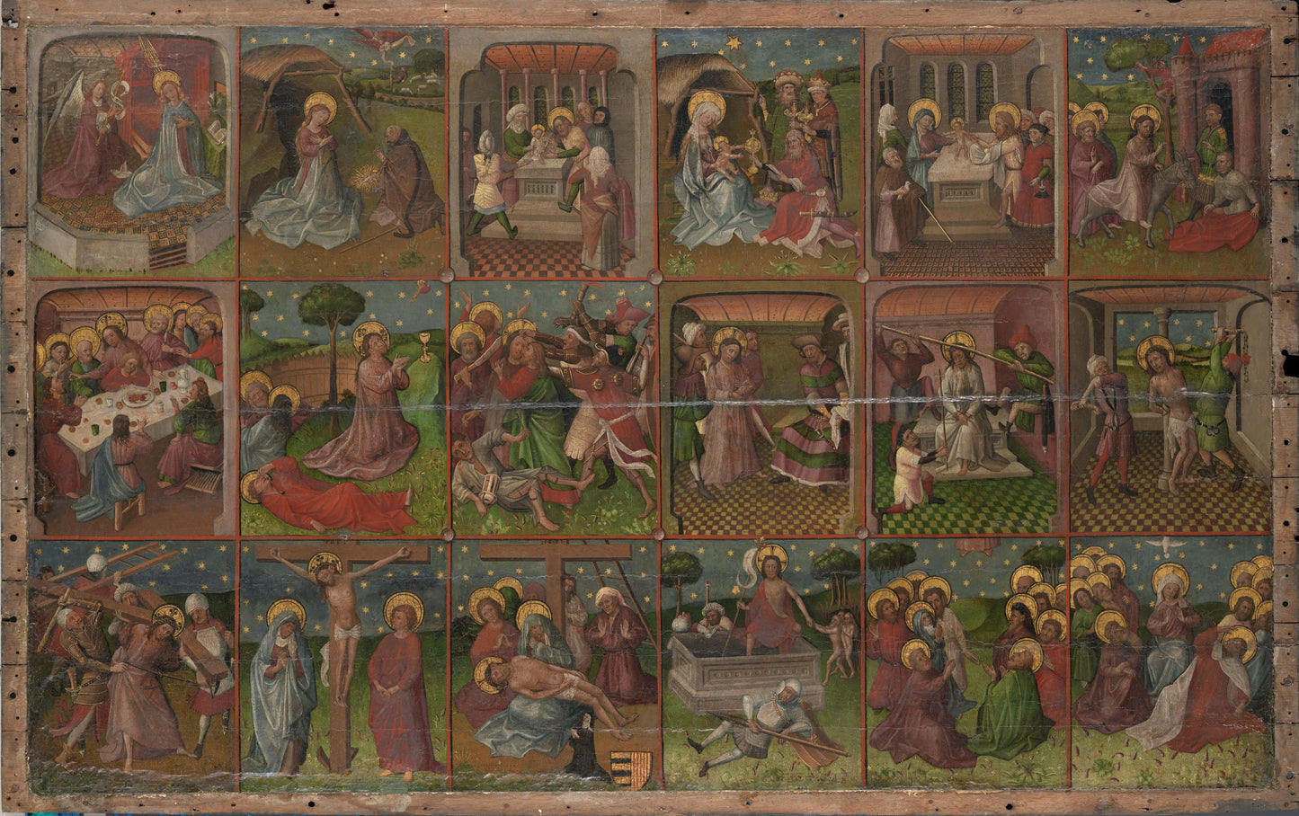 Scenes from the life of Christ – anonymous Vintage Art Print | Wall Art Poster