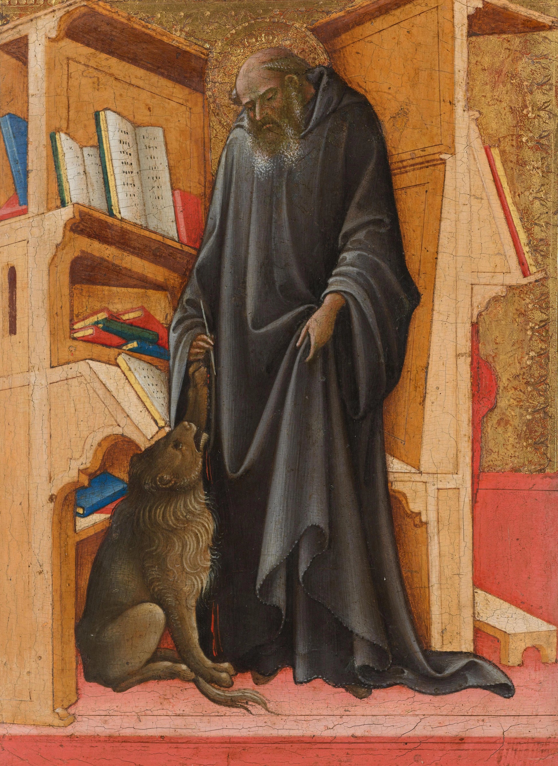 Saint Jerome in his Study – Lorenzo Monaco Vintage Art Print | Wall Art Poster