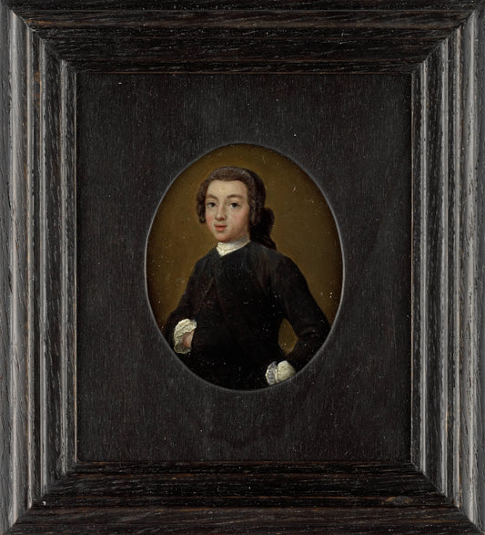 Portret van een jonge man – anoniem Vintage Art Print | Wall Art Poster