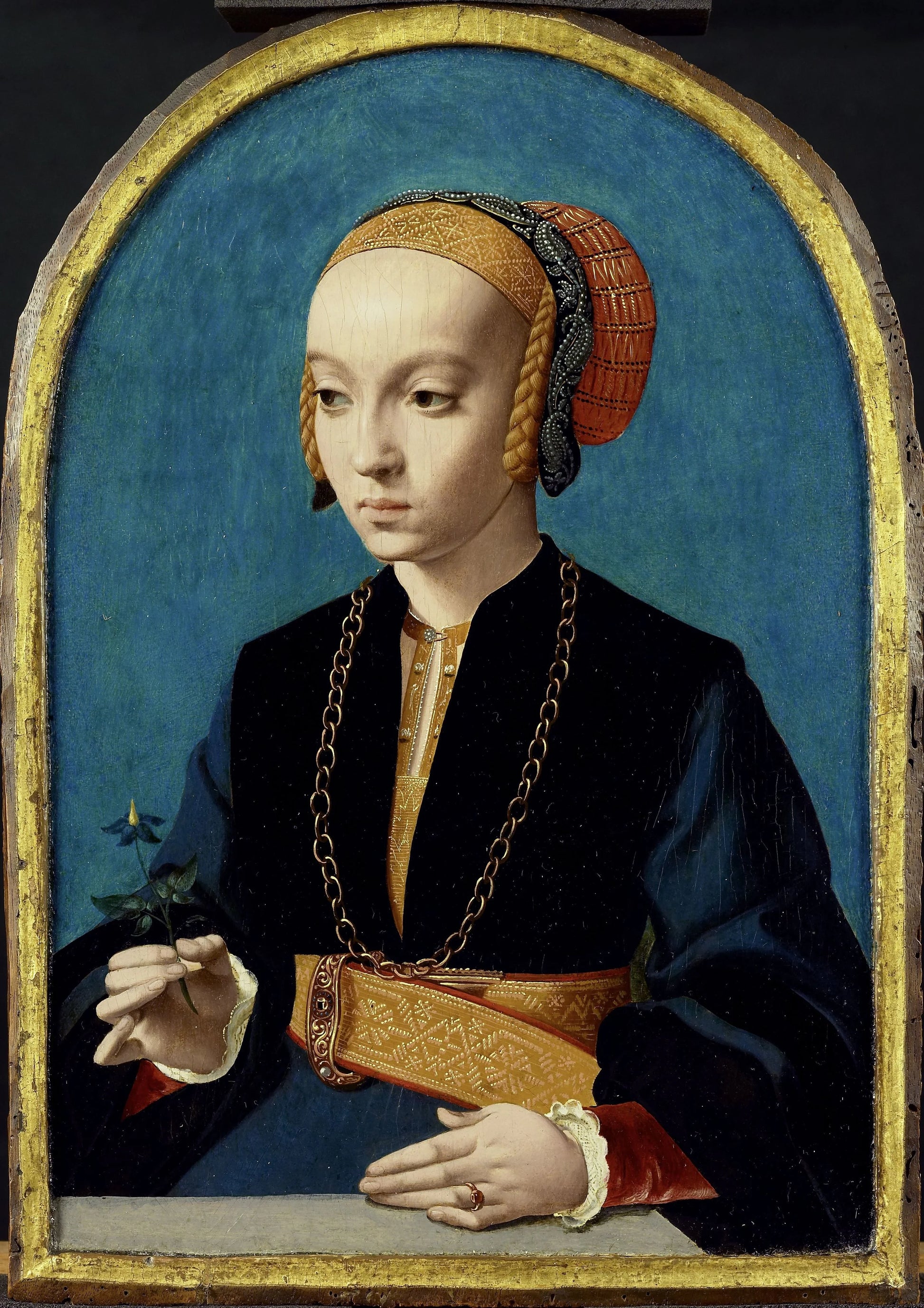 Portrait of Elisabeth Bellinghausen (c.1520- after 1570) – Bartholomäus Bruyn (I) Vintage Portrait Art Print | Wall Art Poster