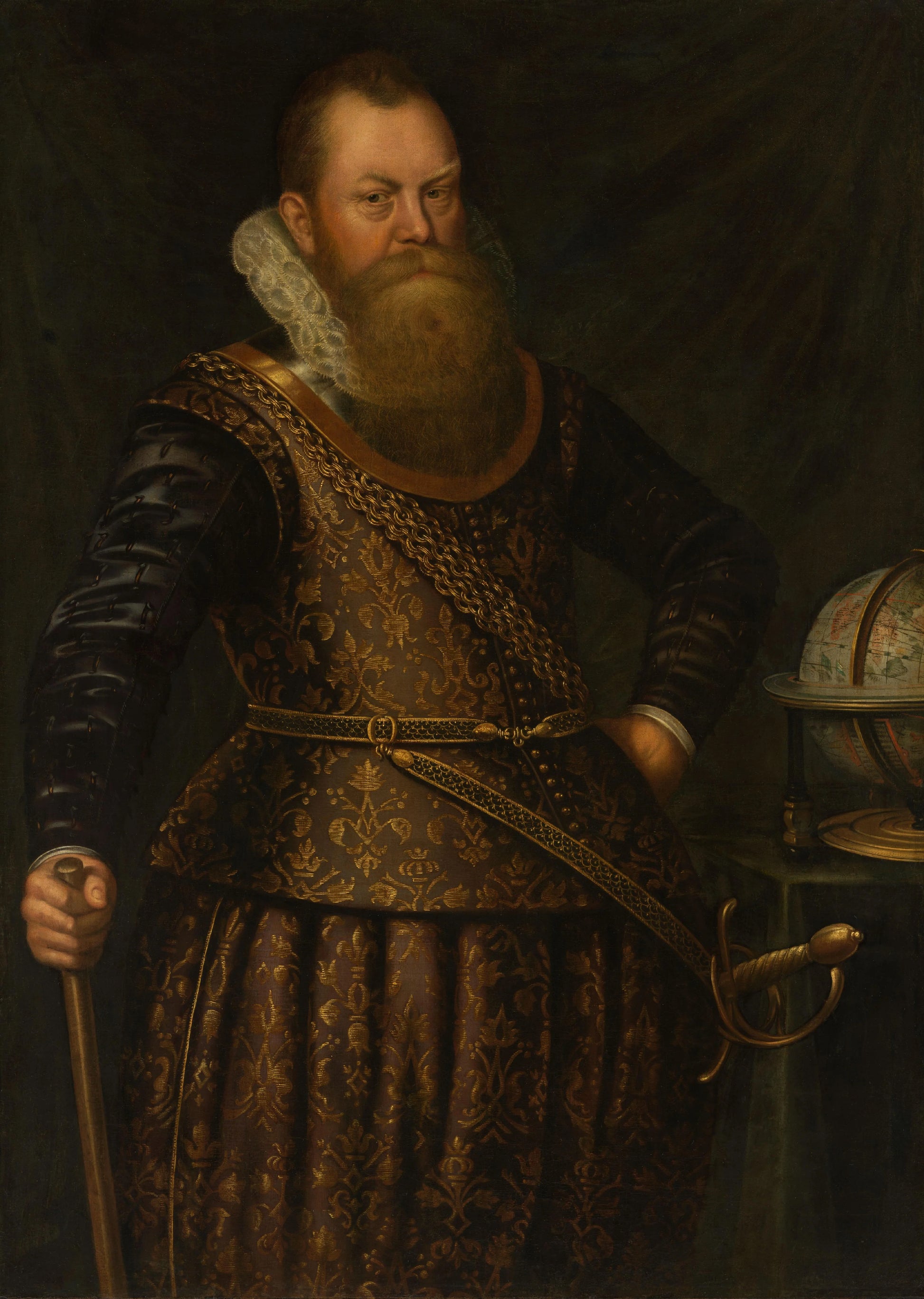 Portrait of Frederik Houtman (1571-1627) – anonymous Vintage Portrait Art Print | Wall Art Poster