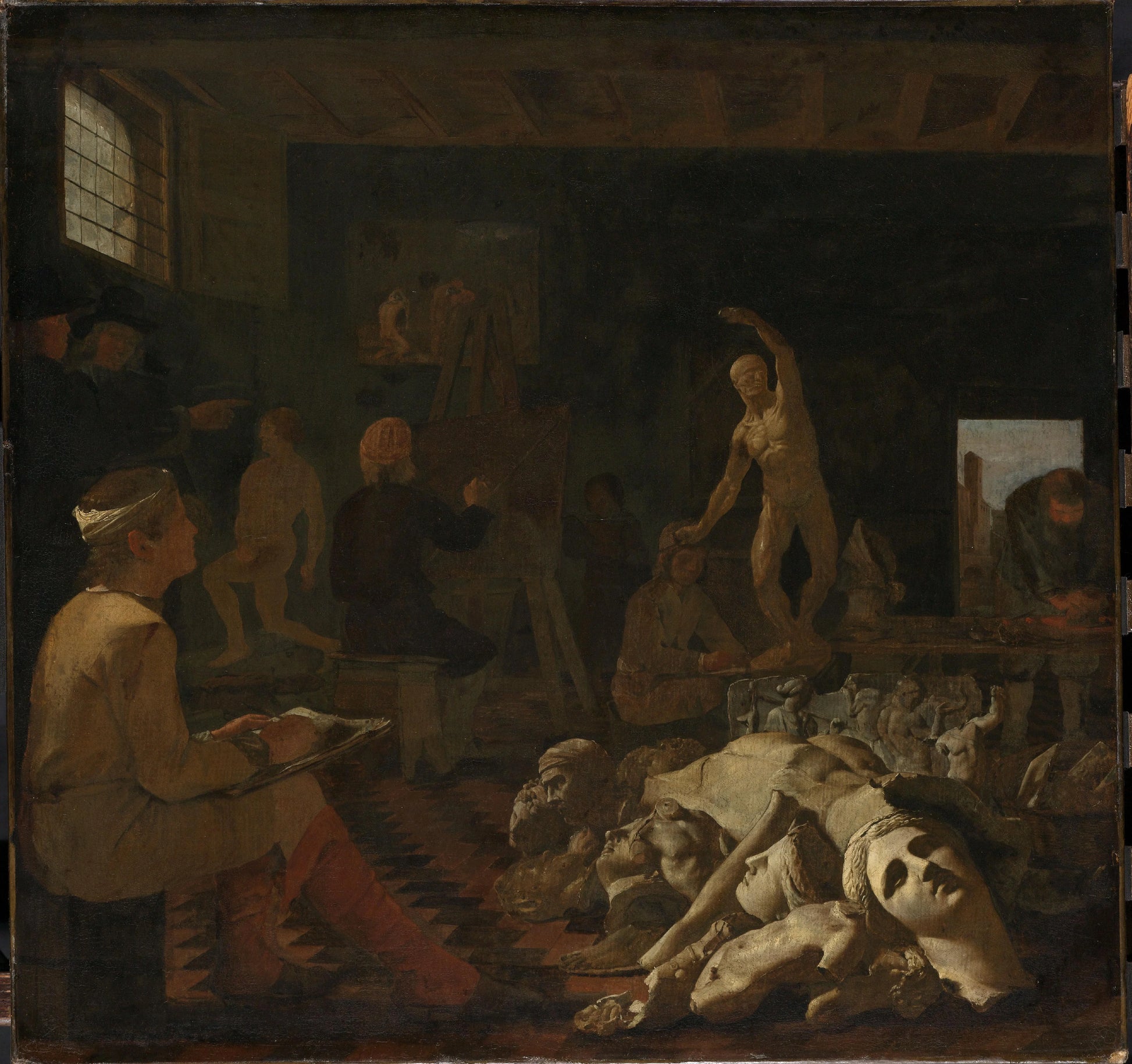 A Painter’s Studio – Michael Sweerts Vintage Art Print | Wall Art Poster