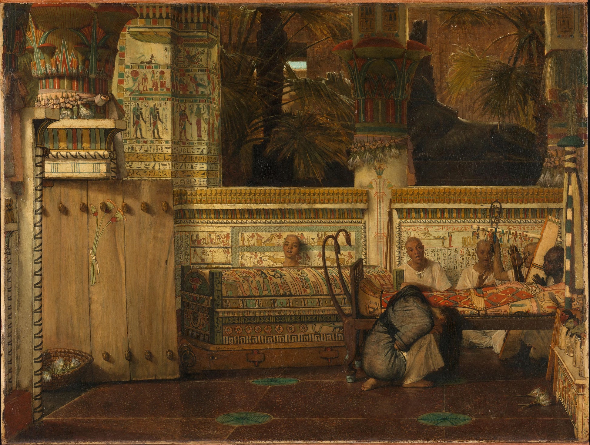 The Egyptian Widow – Lourens Alma Tadema Vintage Art Print | Wall Art Poster