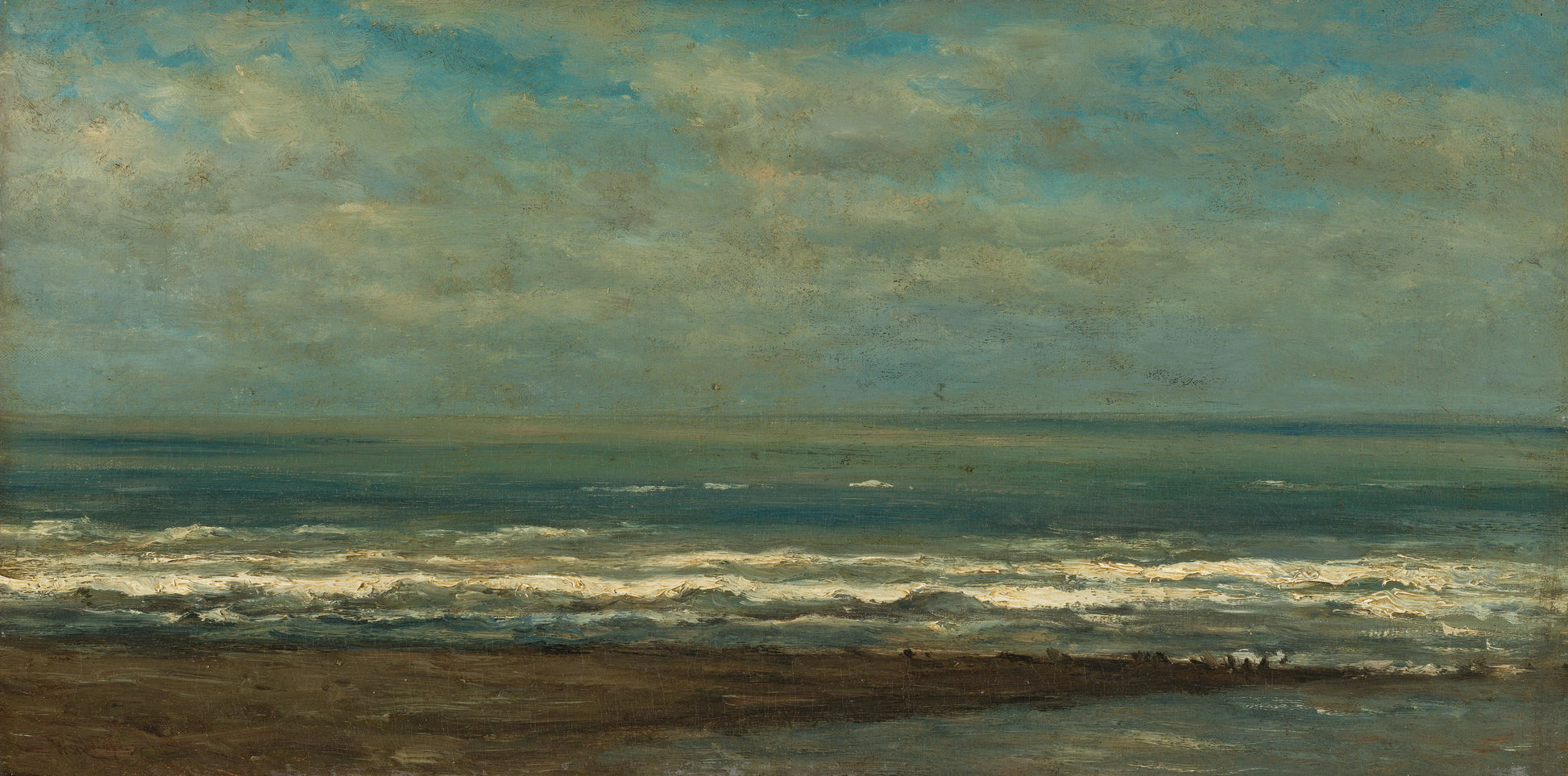 Seascape near Heijst – Willem Roelofs (I) Vintage Seascape Art Print | Wall Art Poster