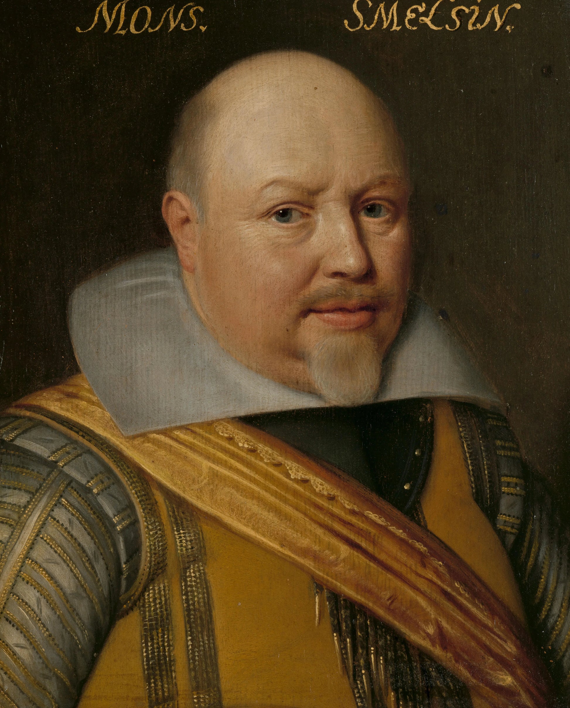 Portrait of Nicolaas Schmelzing (1561-1629) – atelier van Michiel Jansz. van Mierevelt Vintage Portrait Art Print | Wall Art Poster