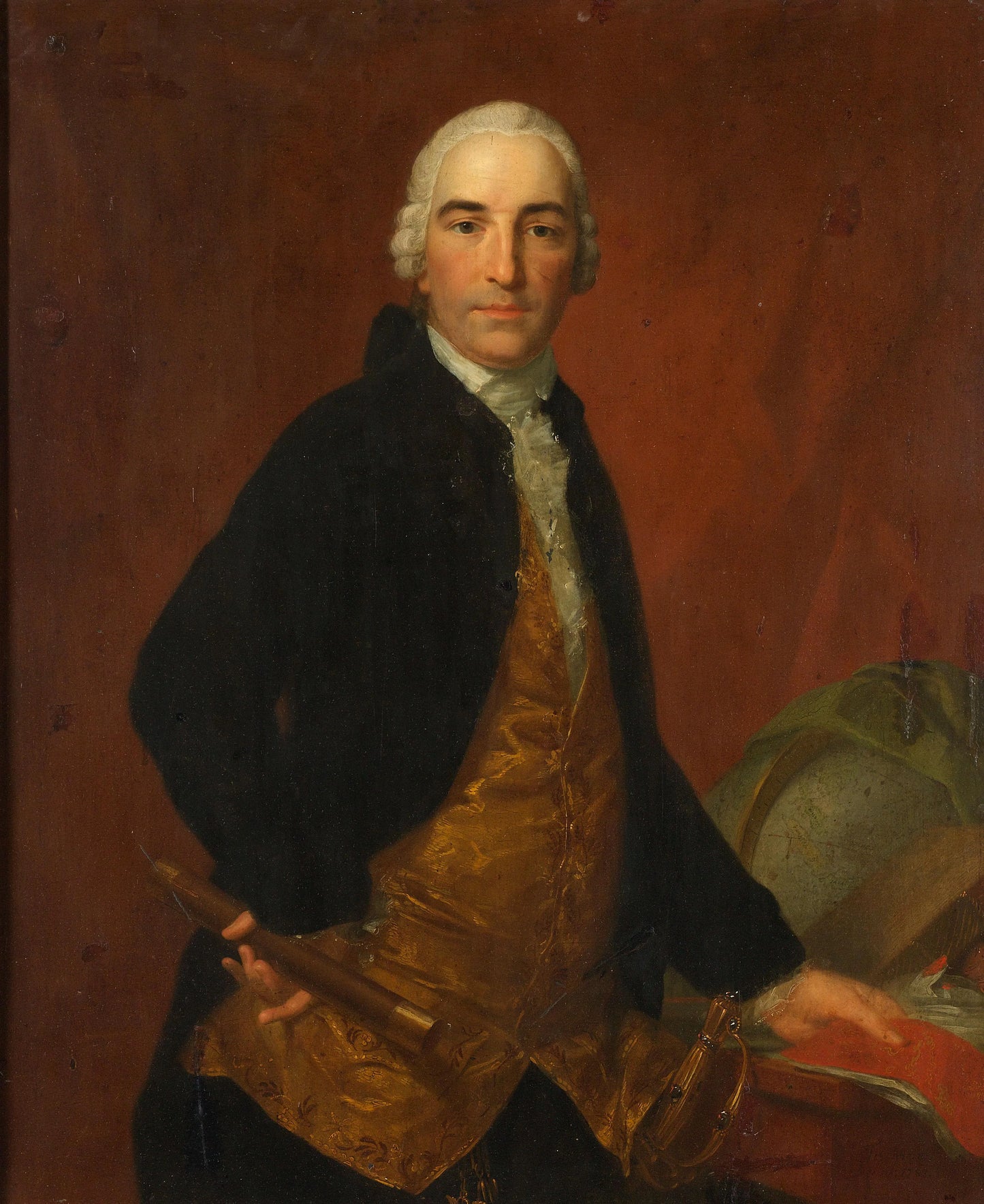 Portrait of Willem Arnold Alting, Governor-General of the Dutch East India Company – Johann Friedrich August Tischbein (vermeld op object) Vintage Portrait Art Print | Wall Art Poster