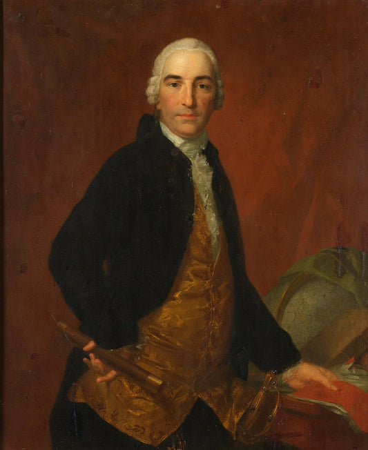 Portrait of Willem Arnold Alting, Governor-General of the Dutch East India Company – Johann Friedrich August Tischbein (vermeld op object) Vintage Portrait Art Print | Wall Art Poster