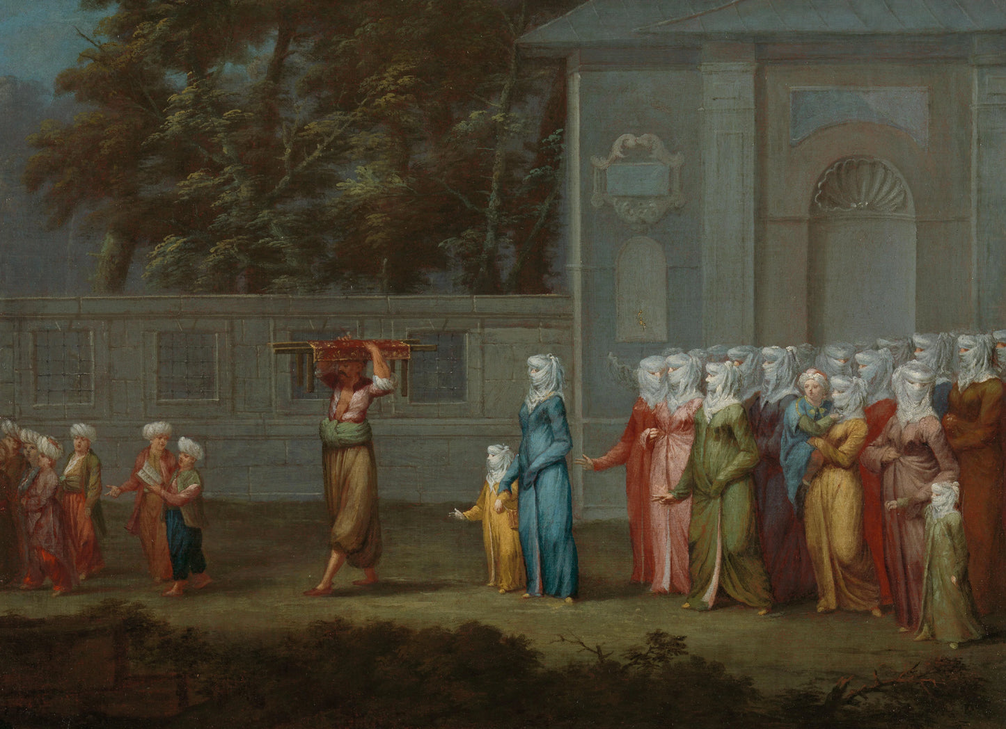 The First Day of School – Jean Baptiste Vanmour Vintage Art Print | Wall Art Poster