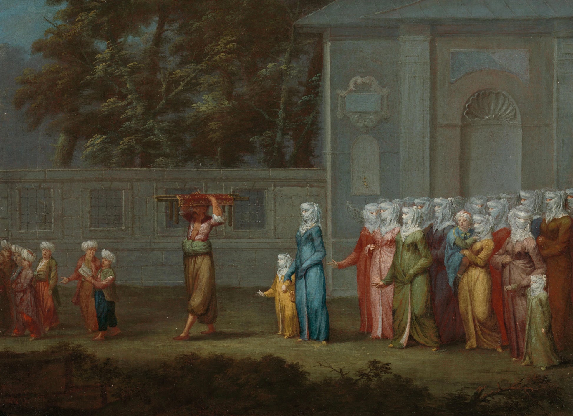 The First Day of School – Jean Baptiste Vanmour Vintage Art Print | Wall Art Poster