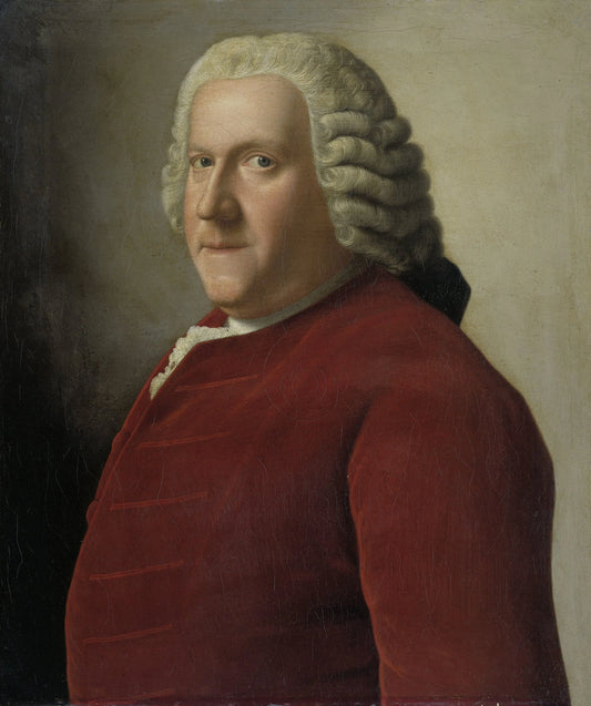 Willem Bentinck (1704-1774). Diplomat in the Service of Willem IV, the Regentess Anna and Willem V – kopie naar Jean-Etienne Liotard Vintage Portrait Art Print | Wall Art Poster