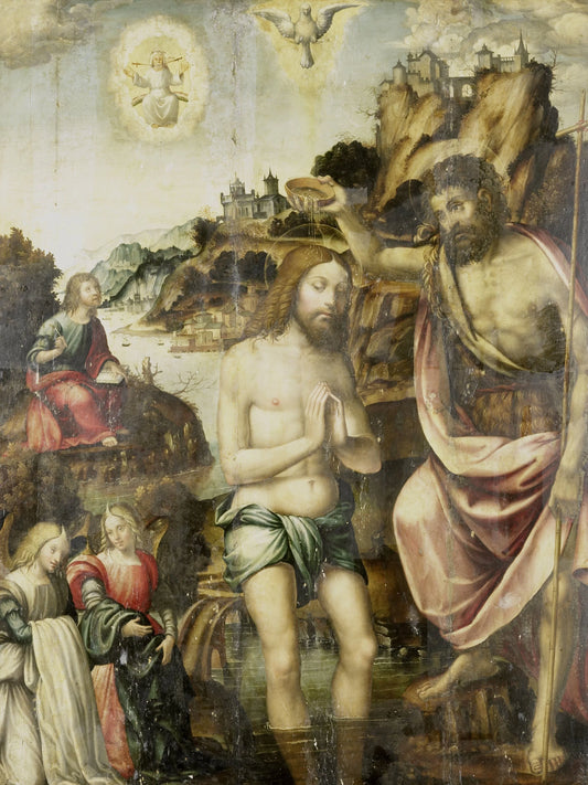 Baptism of Christ – anoniem Vintage River Scene Art Print | Wall Art Poster