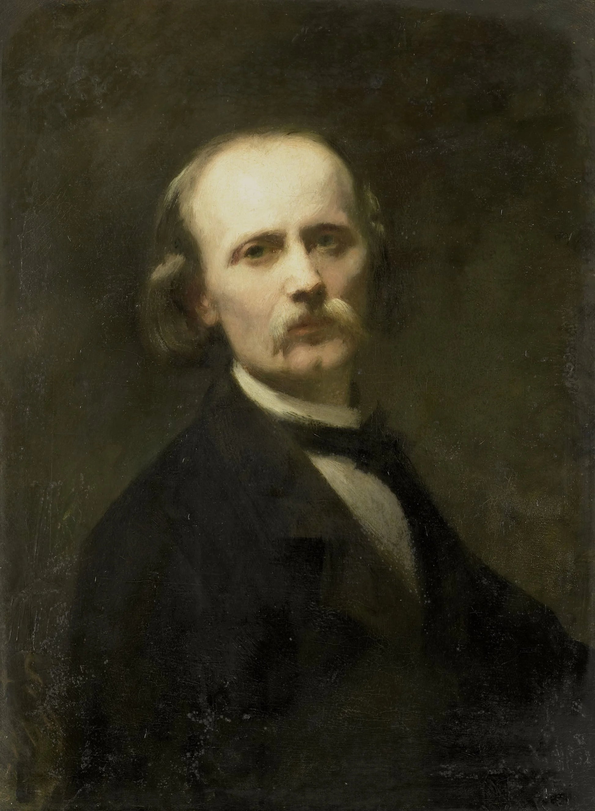 Self-Portrait – Johann Georg Schwartze Vintage Self-Portrait Art Print | Wall Art Poster