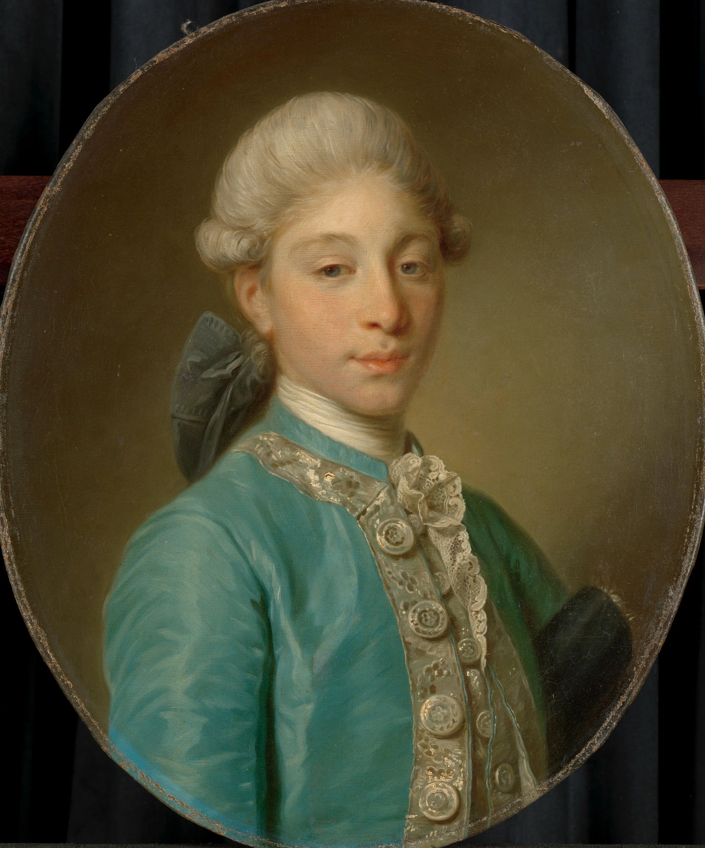 Marquis de Saint-Paul – Jean-Baptiste Greuze Vintage Portrait Art Print | Wall Art Poster