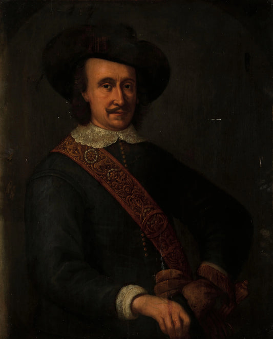 Portrait of Cornelis van der Lijn, Governor-General of the Dutch East Indies – anoniem Vintage Portrait Art Print | Wall Art Poster