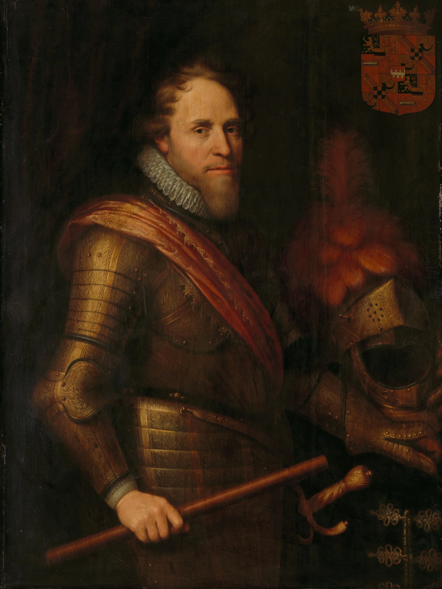 Portrait of Maurits (1567-1625), Prince of Orange – workshop of Michiel Jansz van Mierevelt Vintage Portrait Art Print | Wall Art Poster